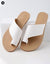 ColourPopUp All White Wide Strap Sandals