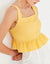 ColourPopUp Sunny Side Up Frilled Crop Top