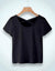 ColourPopUpSimply Black Solid T-Shirt